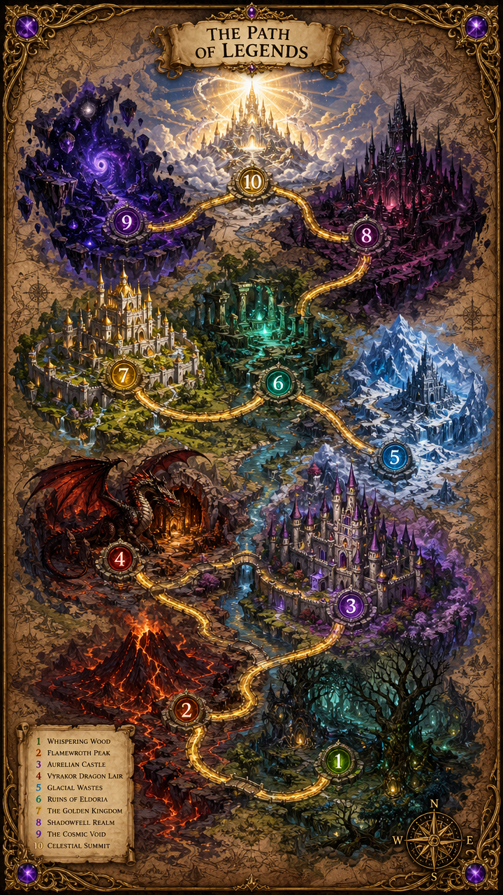 Mapa hrdinu